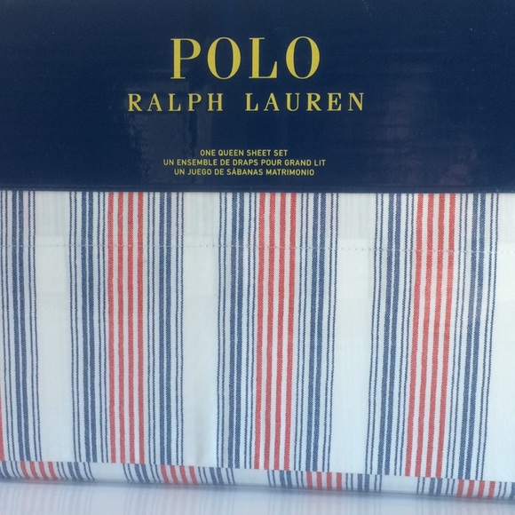ralph lauren striped sheets
